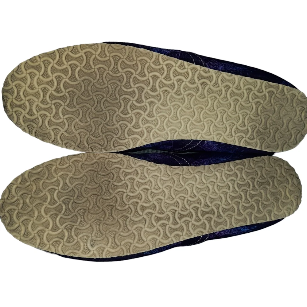 Yes We Vibe Dragonfly Mandala Graphic Canvas Slip-On Flats SZ 10